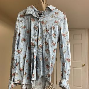 Floral button up